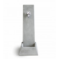 Fontana vedovella Malmo grigia cm 29x35x77 Kam