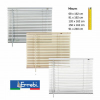 Veneziana in alluminio grigia mm 25-68x165 Errebi