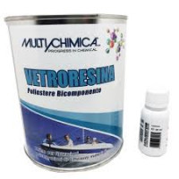 Vetroresina Poliestere Bicomponente flacone da  750 ml