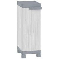 ARMADIO DOMINO WAVE BASE GRIGIO 1 ANTA  35X43,8X97,6 CM 