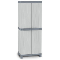 ARMADIO DOMINO WAVE BASE 3700  2 ANTE GRIGIO  70X43,8X181,8 CM 