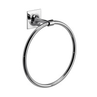 Wizard portasalviette ad anello cromato