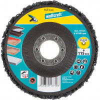 Wolfcraft disco abrasivo universale per flex 115x22mm
