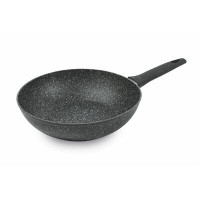 WOK SALTAPASTA ALLUMINIO FORGIATO  DIAMETRO 28 CM 