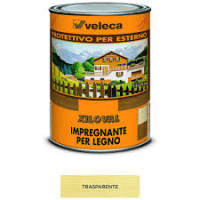 Veleca cera impregnante per legno protettiva trasparente flacone da 1lt 