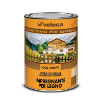 Xiloval Noce Chiaro Impregnante Protettivo Veleca Flacone da 500 ml  