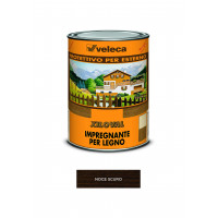 Xiloval Noce scuro Impregnante Protettivo Veleca Flacone da 500 ml  