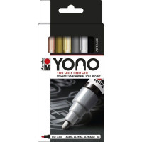 Set Yono Marker Metal - 4 Pezzi - 1.5-3 mm