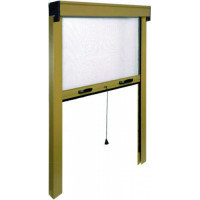 Zanzariera avvolgibile verticale bronzo cm 80x160 I.R.S. 