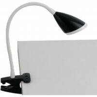 Lampada Led da tavolo Hegel nera con pinza 3.7W Fan Europe