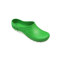 zoccoli pvc verde caloscie suola rigida N.35-36 