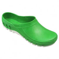 zoccoli pvc verde caloscie suola rigida N.39-40