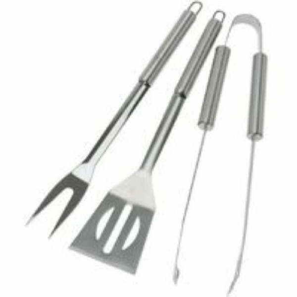 Set 3 utensili barbecue in metallo 35 cm Koopman International