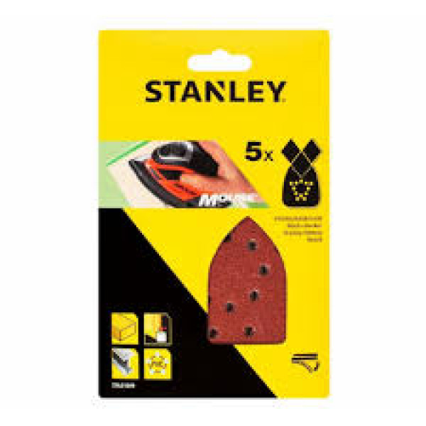  Fogli abrasivi, per mouse, con velcro, grana 180, 5 pezzi