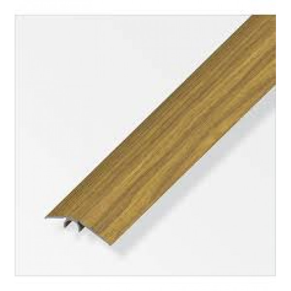Profilo di compensazione 40 alluminio rovere - 1 metro Alfer