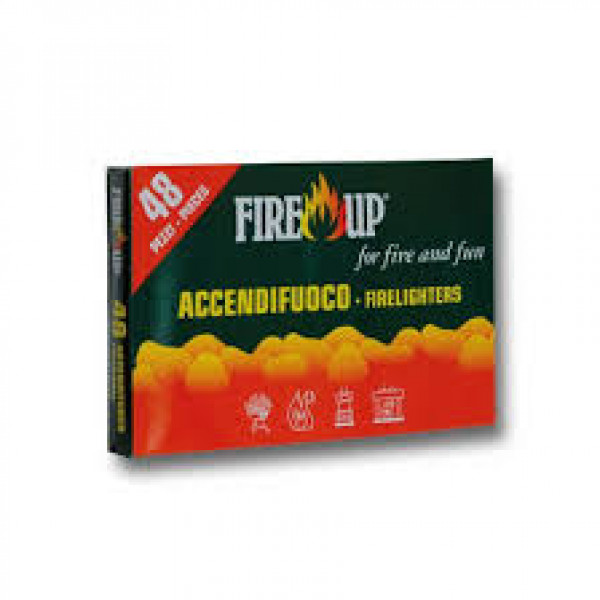 ACCENDIFUOCO BIANCO FIRE UP CONFEZIONE DA 48 PZ