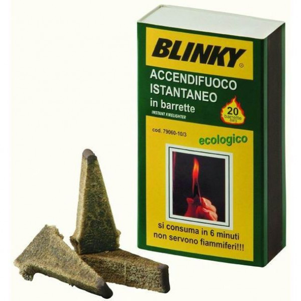 ACCENDIFUOCO ISTANTANEO BLINKY CONFEZIONE DA 20 PZ 
