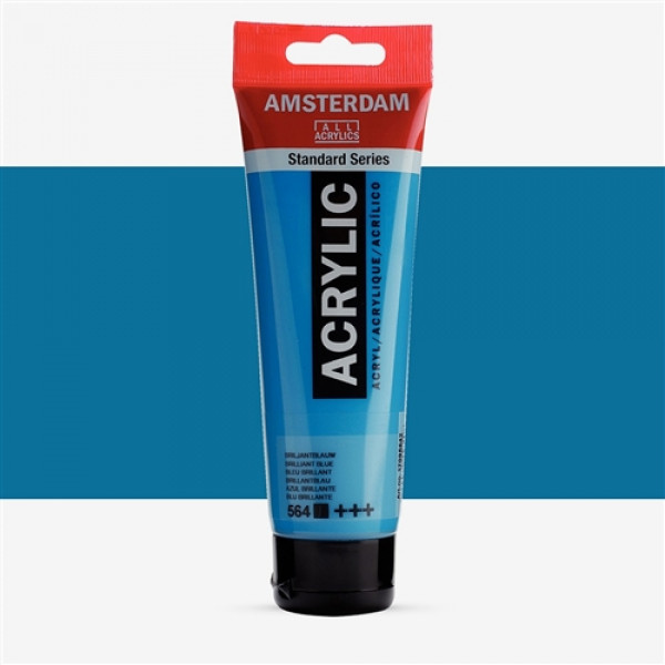 Talens  Amsterdam Acrylic flacone da 120 ml blu brillante 