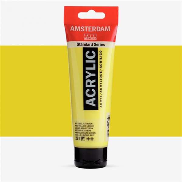  Talens Amsterdam Acrylic Giallo limone flacone da 120 ml 
