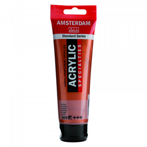 Acrilico Standard flacone da 120 ml Rame | Amsterdam
