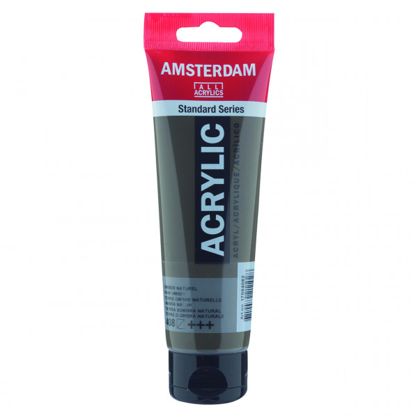Colori Acrilici Talens "Amsterdam" Terra d'Ombra Naturale flacone da 120 ml 