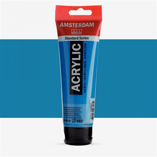 Colori Acrilici Talens Amsterdam Blu Manganese Ftalo  flacone da 120 ml  