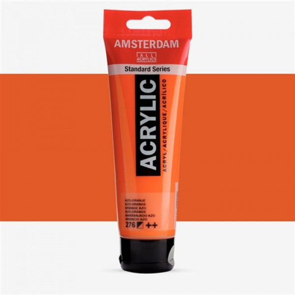 Acrilico Amsterdam - Arancio Azo - Tubo 120 ml