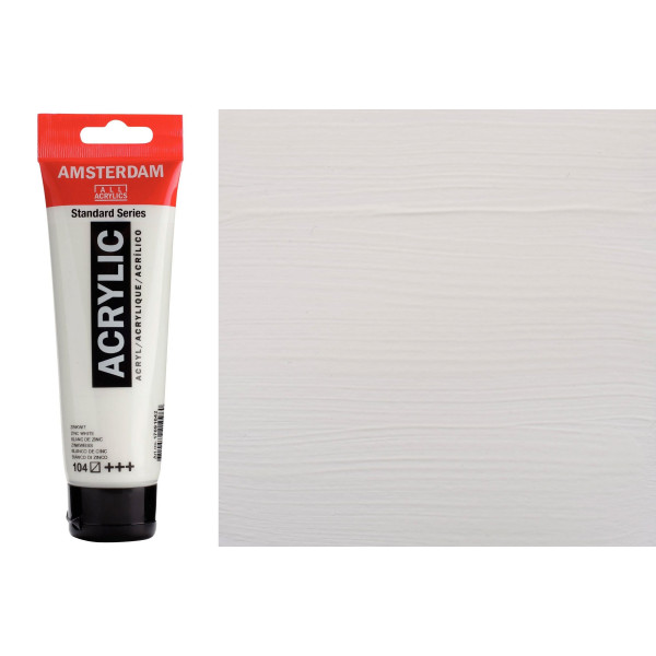 Amsterdam Acrylic 120 ml - Bianco Zinco