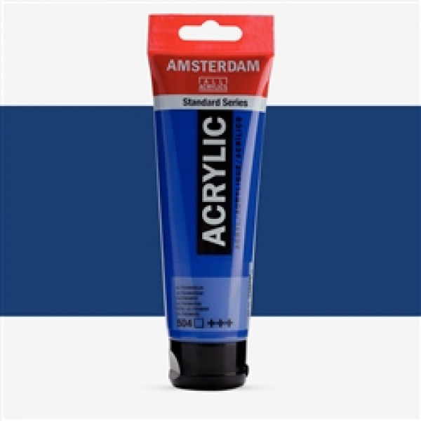 Amsterdam Acrylic 120 ml - Blu Oltremare - Colore Intenso e Versatile per i Tuoi Progetti Artistici!