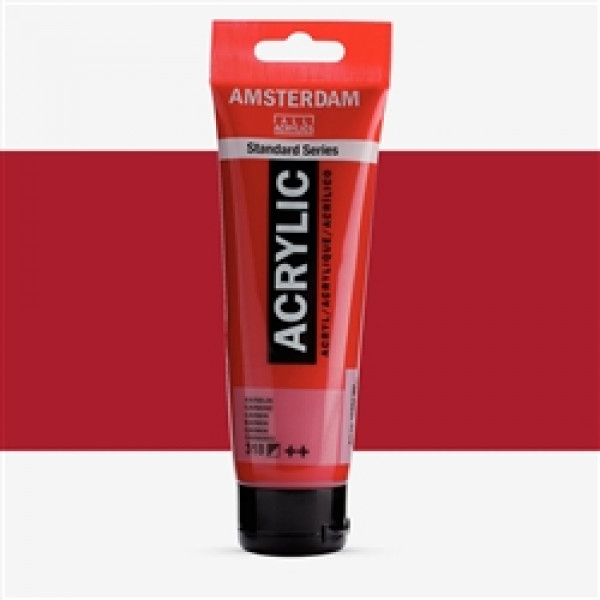 Amsterdam Acrylic 120 ml - Carminio - Colore Intenso e Versatile per i Tuoi Progetti Artistici!