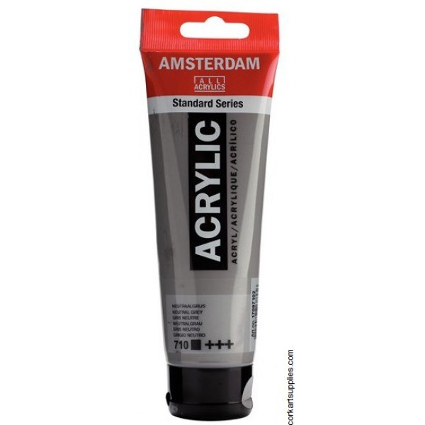 Amsterdam Acrylic 120 ml - Grigio Freddo - Qualità e Versatilità per i Tuoi Progetti Artistici!