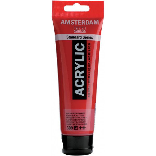 Amsterdam Acrylic 120 ml - Rosso Naphthol Scuro - Colore Intenso e Versatile per i Tuoi Progetti Artistici!