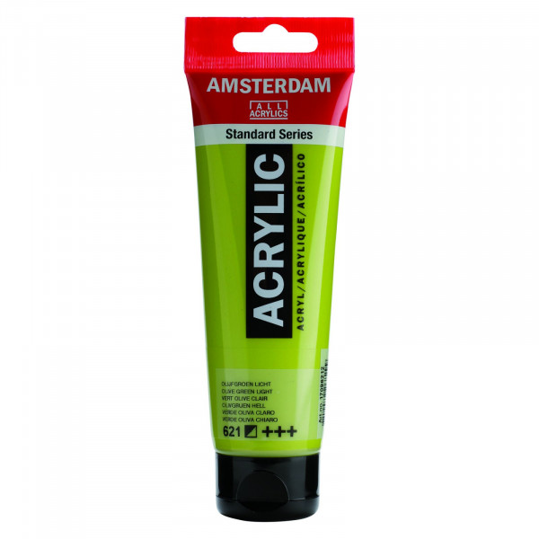 Acrilico Amsterdam - Verde Oliva - Tubo 120 ml