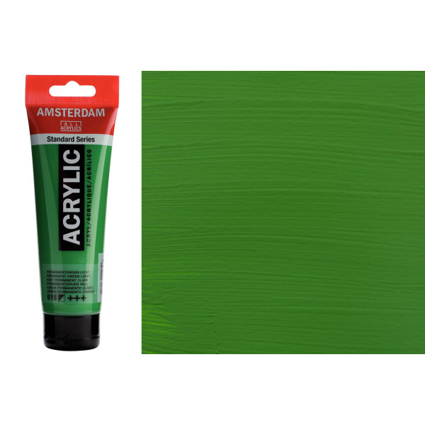 Acrilico Amsterdam - Verde Permanente - Tubo 120 ml
