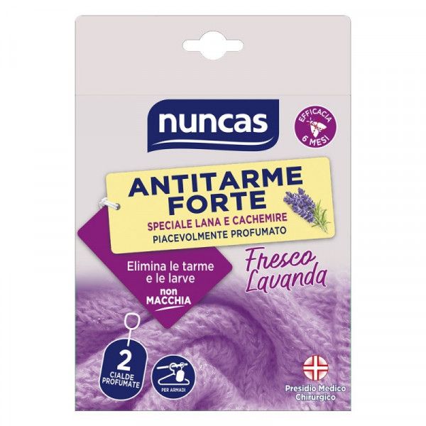 Nuncas Antitarme Forte 2 Cialde Fresco Lavanda 