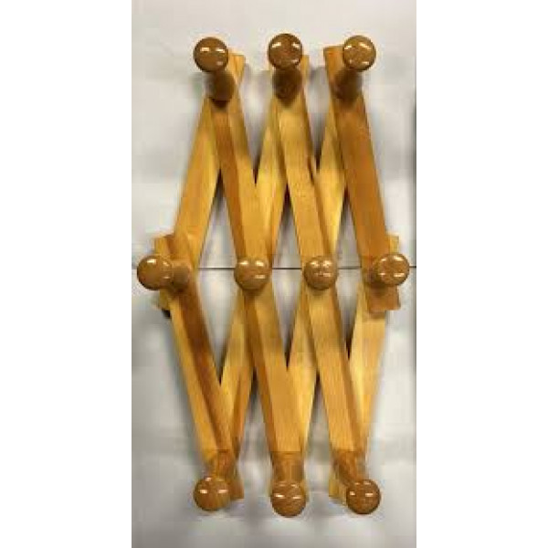 APPENDIABITI ESTENSIBILE LEGNO 10 POSTI 320X100MM