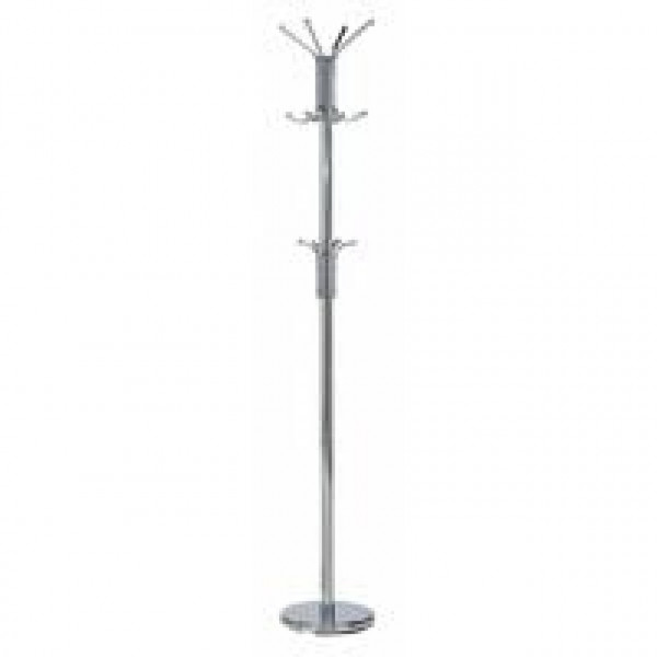 Appendiabiti Happy cromato 28x28x178 cm Dimo
