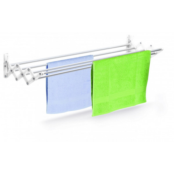 Stendibiancheria da parete a soffietto Apri e Stendi cm 100X26X12 