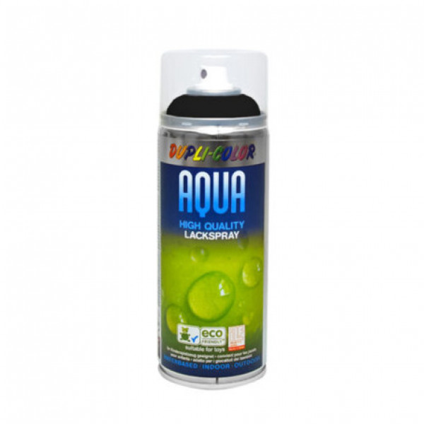  Dupli-color Aqua  Vernice Spray  nero satinato flacone da 350 ml 