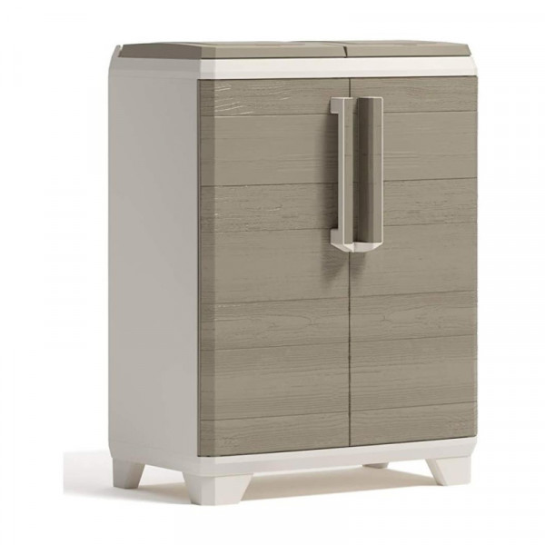 Armadio split premium wood 68X39X92H tortora/beige
