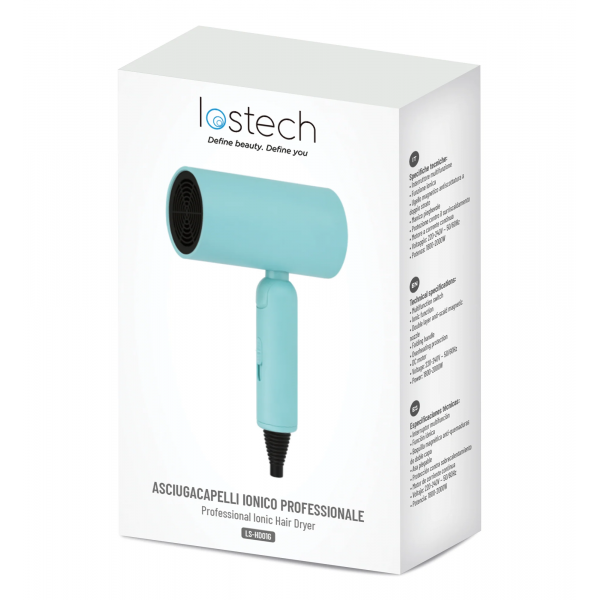  LOSTECH PREMIUM LS-HD01G  ASCIUGACAPELLI GREEN 2000W