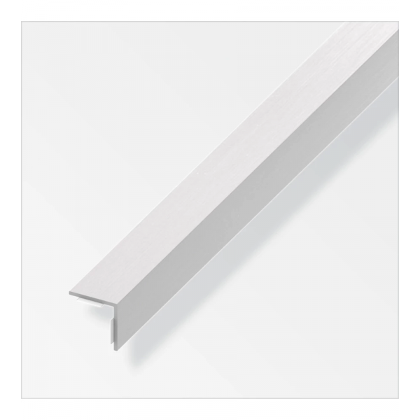 ALFER ANGOLARE LATI UGUALI ADESIVO PVC INOX 20x20 mm 2.5 mt 