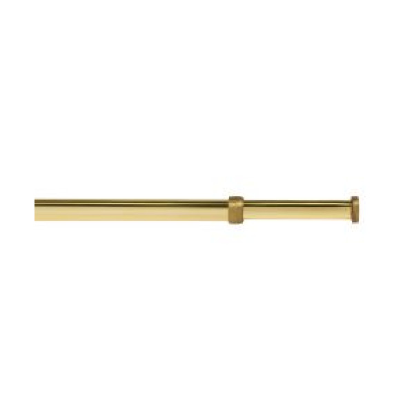 Astine atene a vite 60/80 cm ottone lucido  