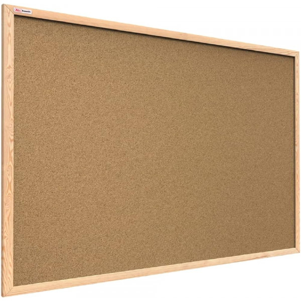 BACHECA IN SUGHERO CON CORNICE  100x120 CM
