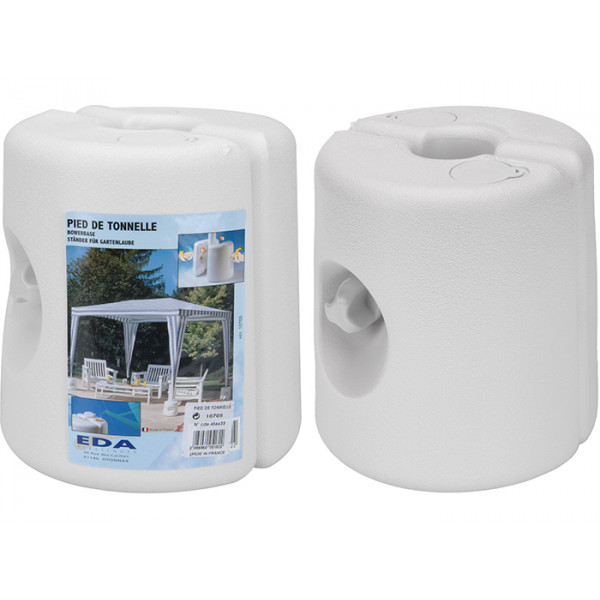 BASE GAZEBO BIANCO 24X25CM 10 LT 