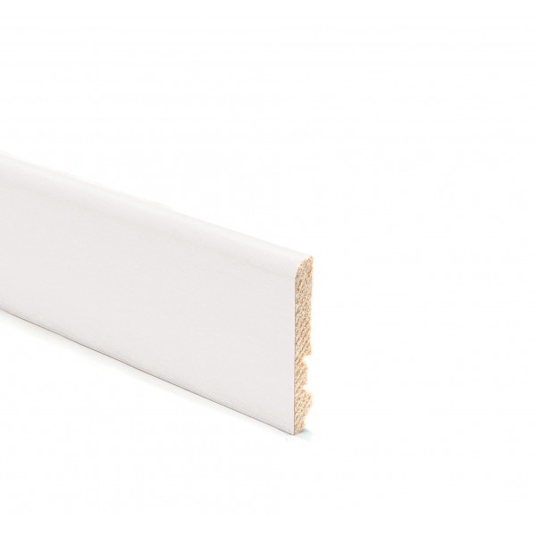  Battiscopa impiallacciato bianco 60X10X2250 mm 