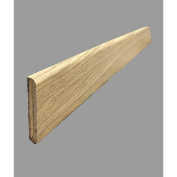 Battiscopa impiallacciato rovere all'acqua 70x10 mm 2.4 mt