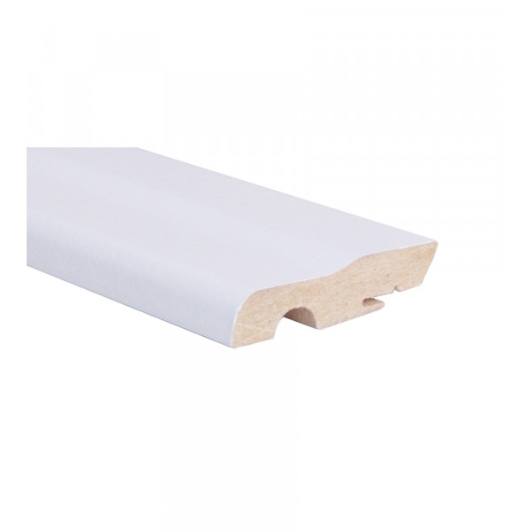 battiscopa mdf rovere bianco 70x18x2400mm