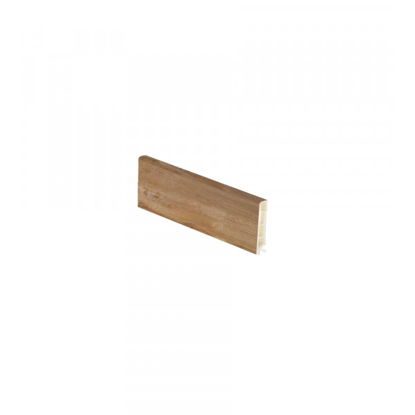battiscopa pvc rettangolare rovere curry 70x14x2500mm