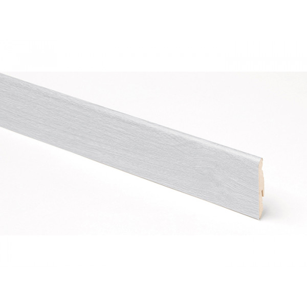 Battiscopa mdf rovere grigio mm.58x14x2400